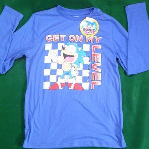 Sonic The Hedgehog Long Sleeve T-Shirt XL NWT